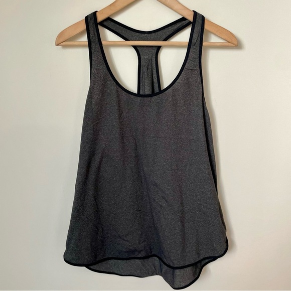 Lululemon Grey Racerback Tank Top Size Large - Picture 1 of 3